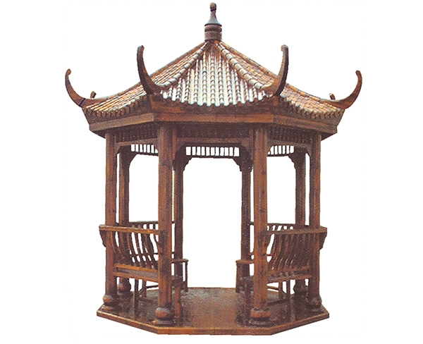 sc868-2八角圆柱凉亭