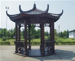 Sc868-1八角翘角凉亭